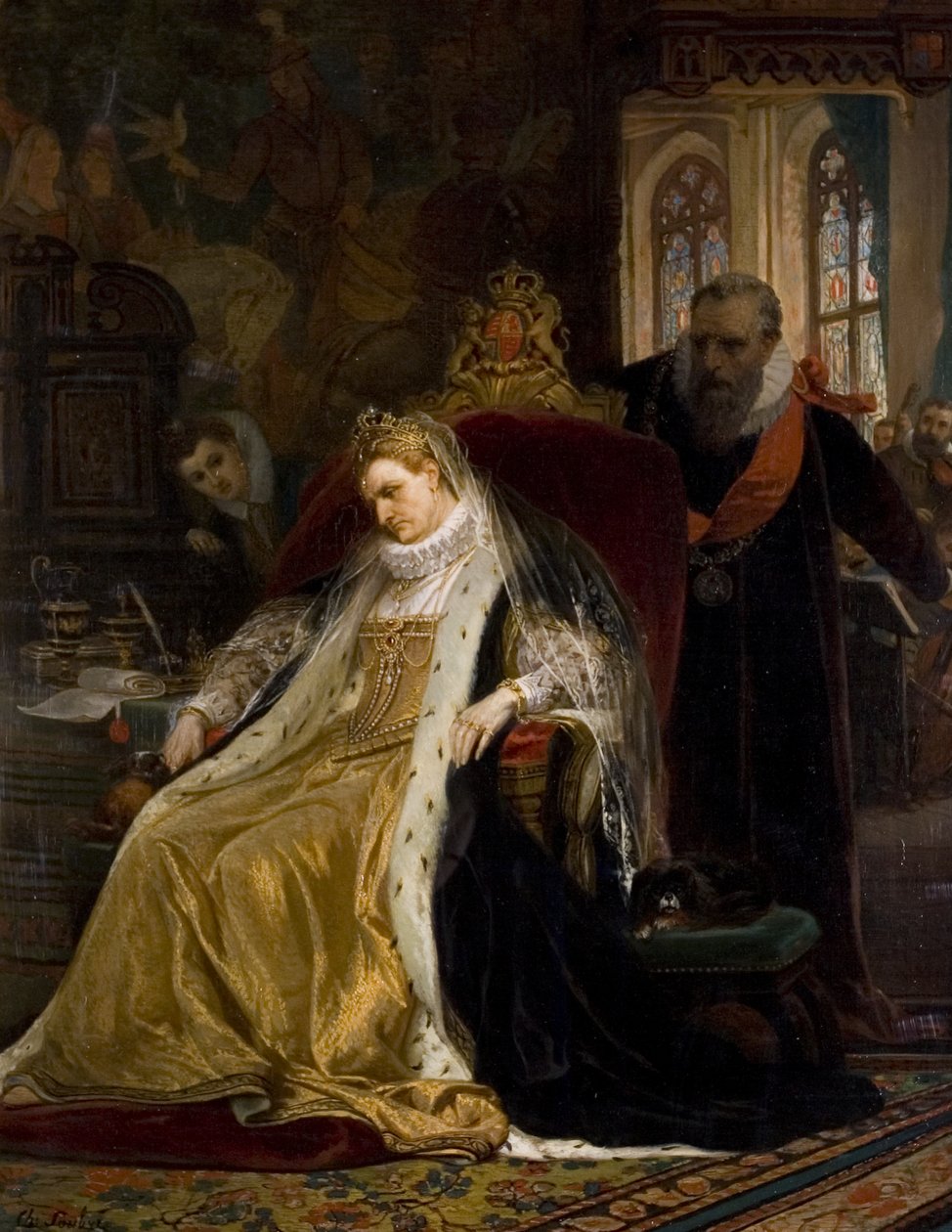 En urolig Elizabeth, slutningen af det 19. århundrede af Charles Soubre