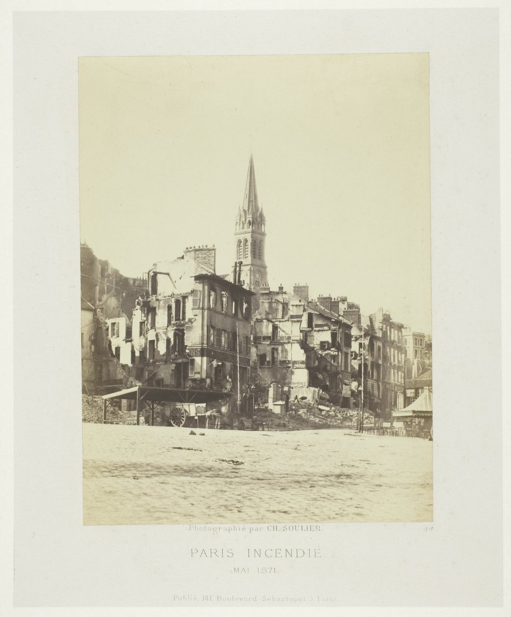Paris Fire (Saint-Cloud Square) af Charles Soulier