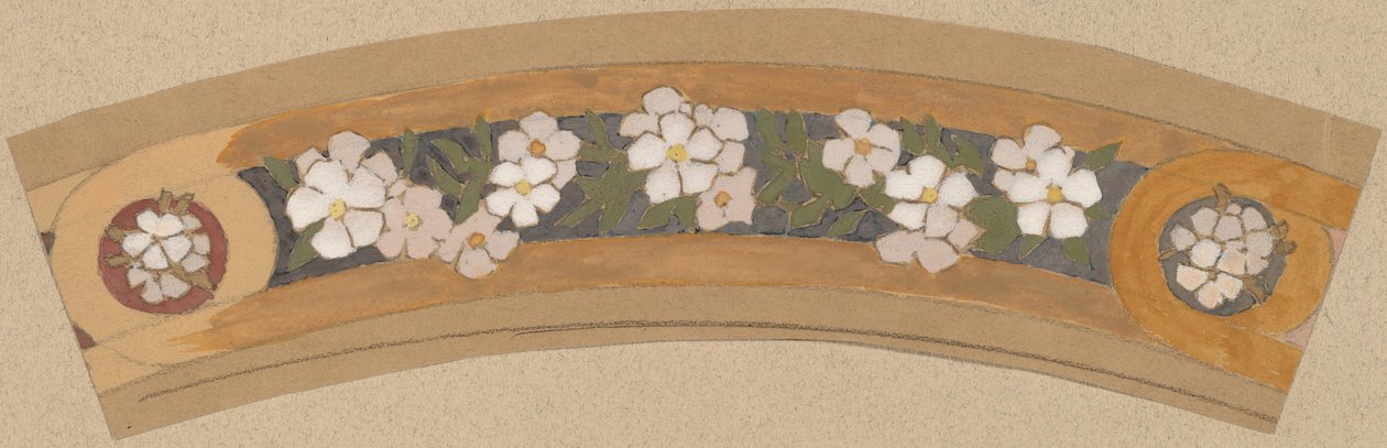 Studie til et grænsedesign af Charles Sprague Pearce