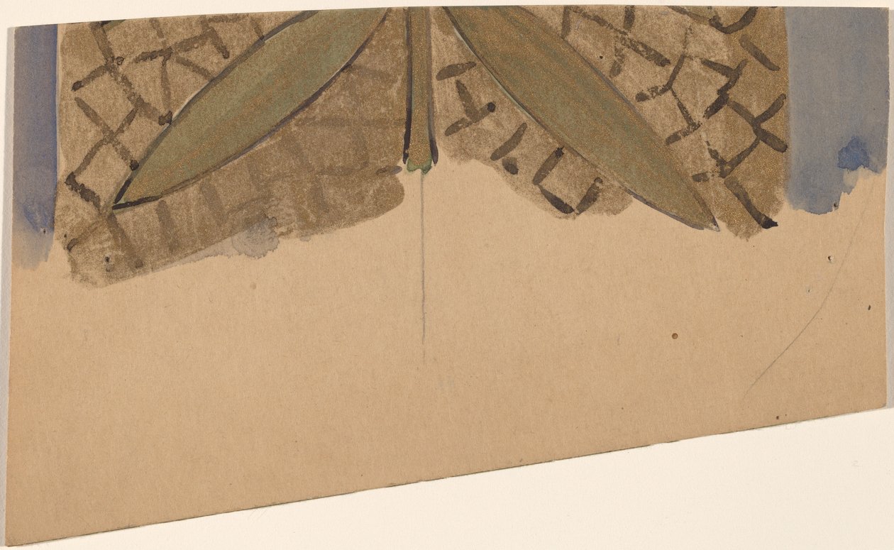 Studie til et grænsedesign [recto] af Charles Sprague Pearce