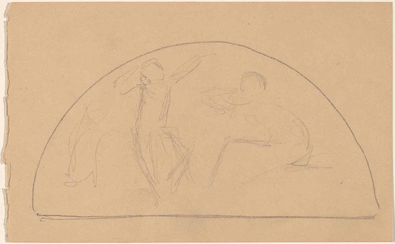 Studer for en Lunette af Charles Sprague Pearce