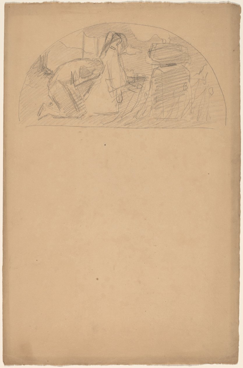 Studer for en Lunette af Charles Sprague Pearce