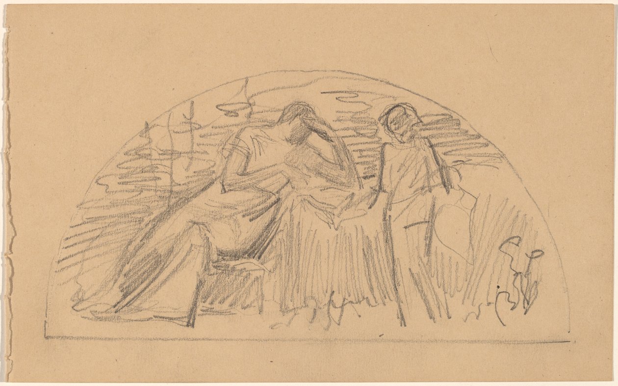 Studer for en Lunette af Charles Sprague Pearce