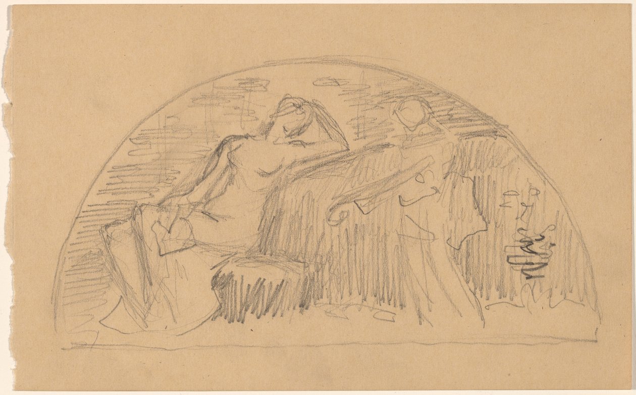 Studer for en Lunette af Charles Sprague Pearce