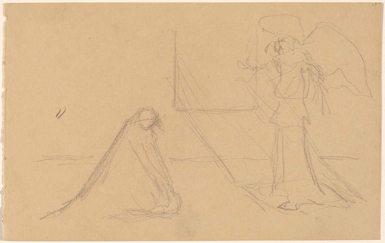 Studie af figurer af Charles Sprague Pearce