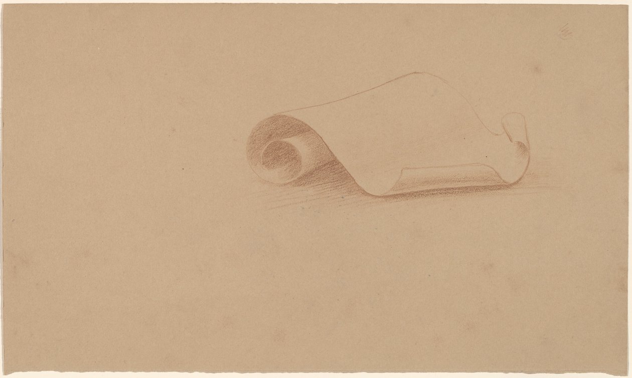 Studie af en rulle af Charles Sprague Pearce