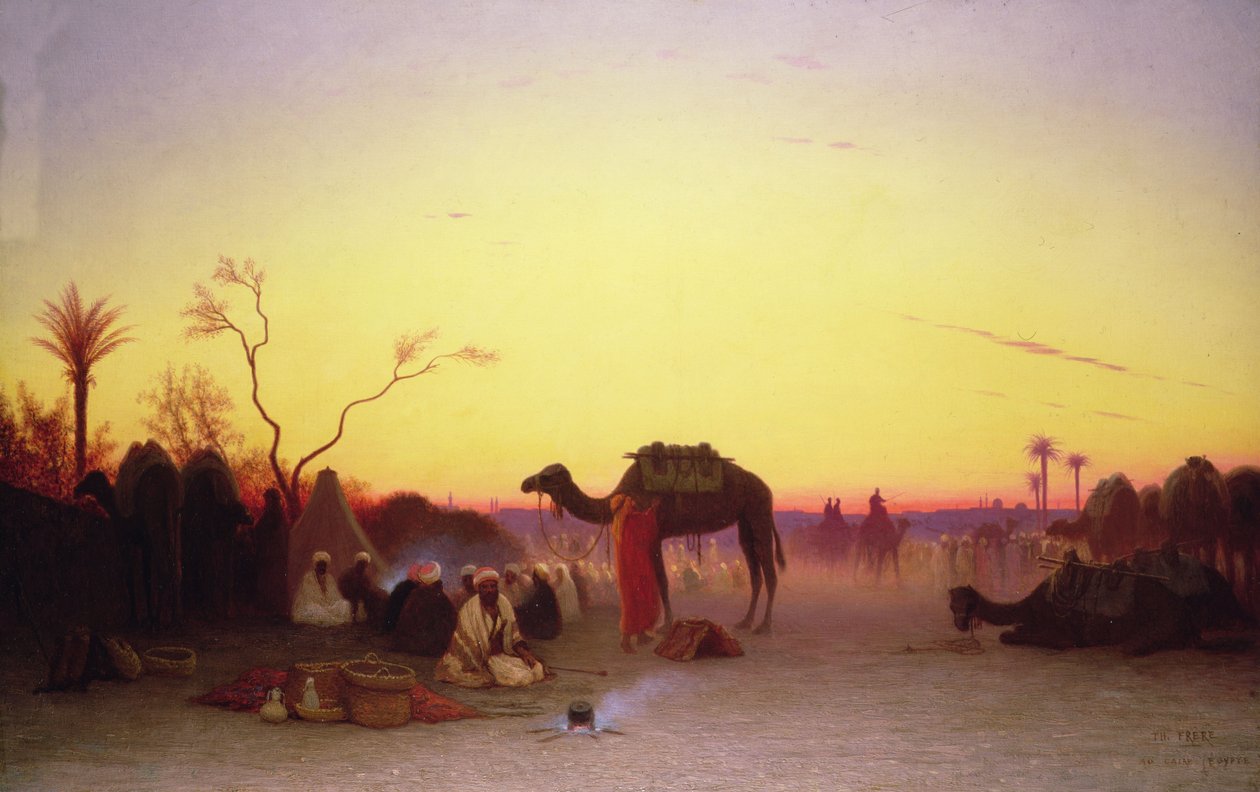 Kairo, Egypten af Charles Theodore  Frere
