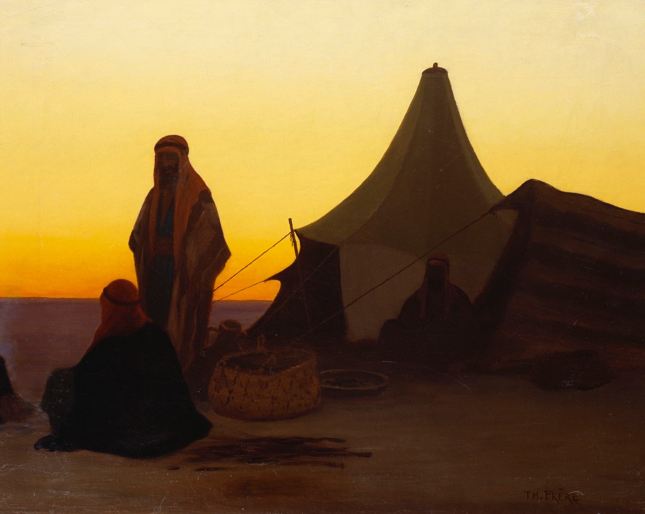 En arabisk lejr af Charles Theodore Frere