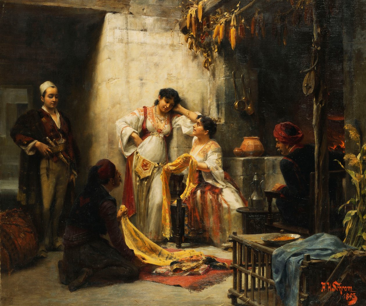 Jerusalem - Jaffe Gate Coast, af Charles Theodore Frere