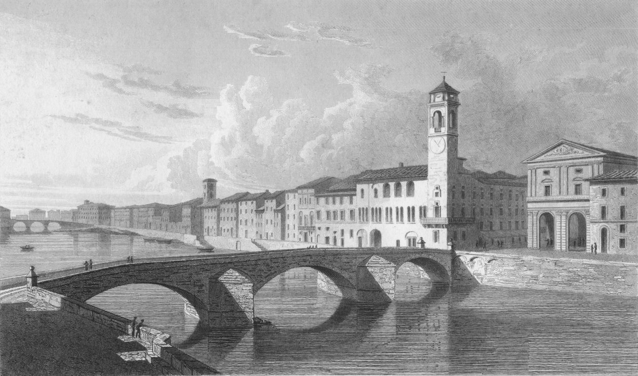 Pisa, 1818. af Charles Theodosius Heath