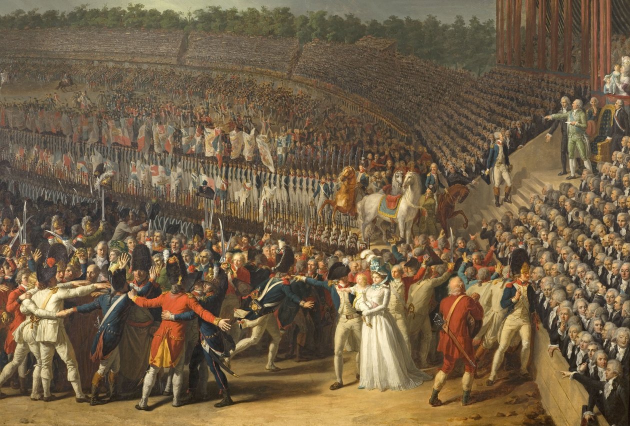 Fête de la Fédération, 14. juli af Charles Thevenin
