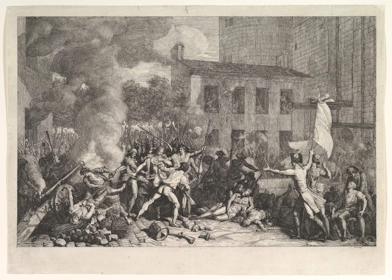 Stormningen af ​​Bastillen den 14. juli 1789 Stormningen af ​​Bastillen den 14. juli 1789, ca. 1793. af Charles Thevenin
