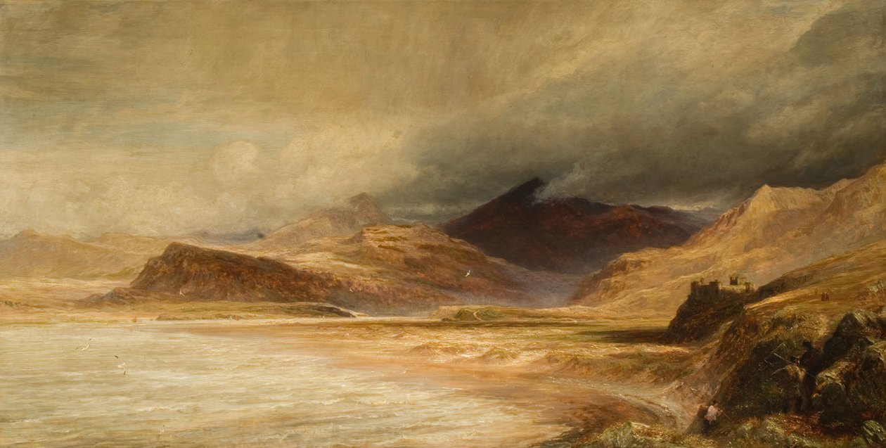 Snowdon fra Pernsarn, 1872. af Charles Thomas Burt