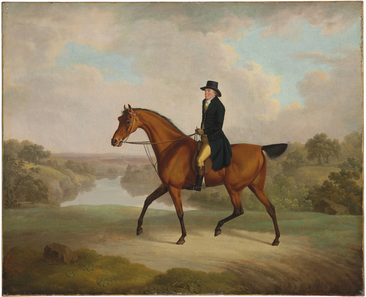 William Yates, Esq., fra Springside, på sin yndlings roadster af Charles Towne