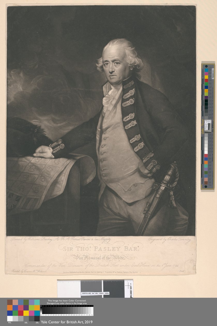 Sir Thomas Pasley af Charles Townley