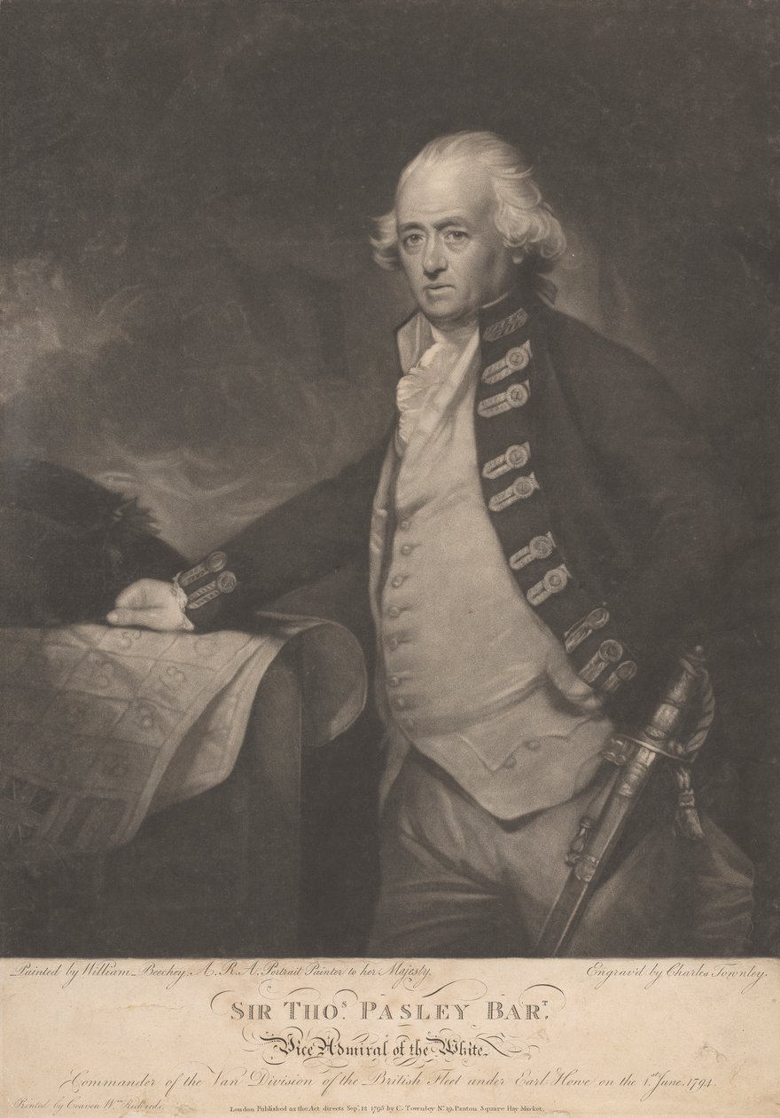 Sir Thomas Pasley af Charles Townley