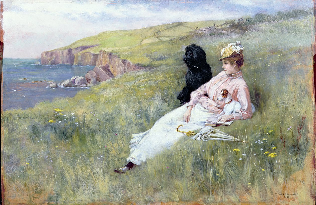 Sea Dreams, 1888 (panel) af Charles Trevor Garland