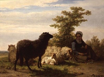 Hyrdinden af Charles Tschaggeny