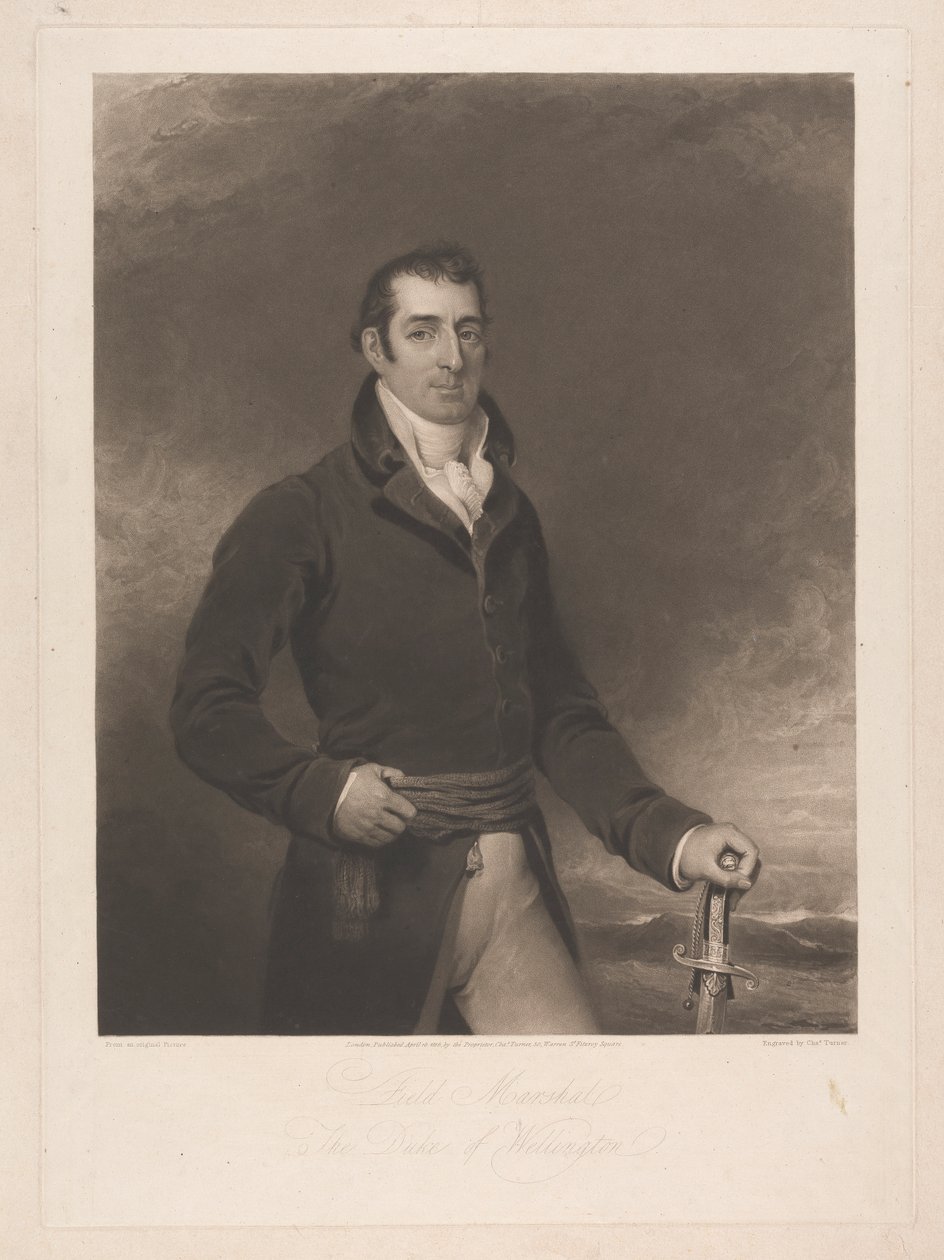 Feltmarskal, hertugen af Wellington af Charles Turner