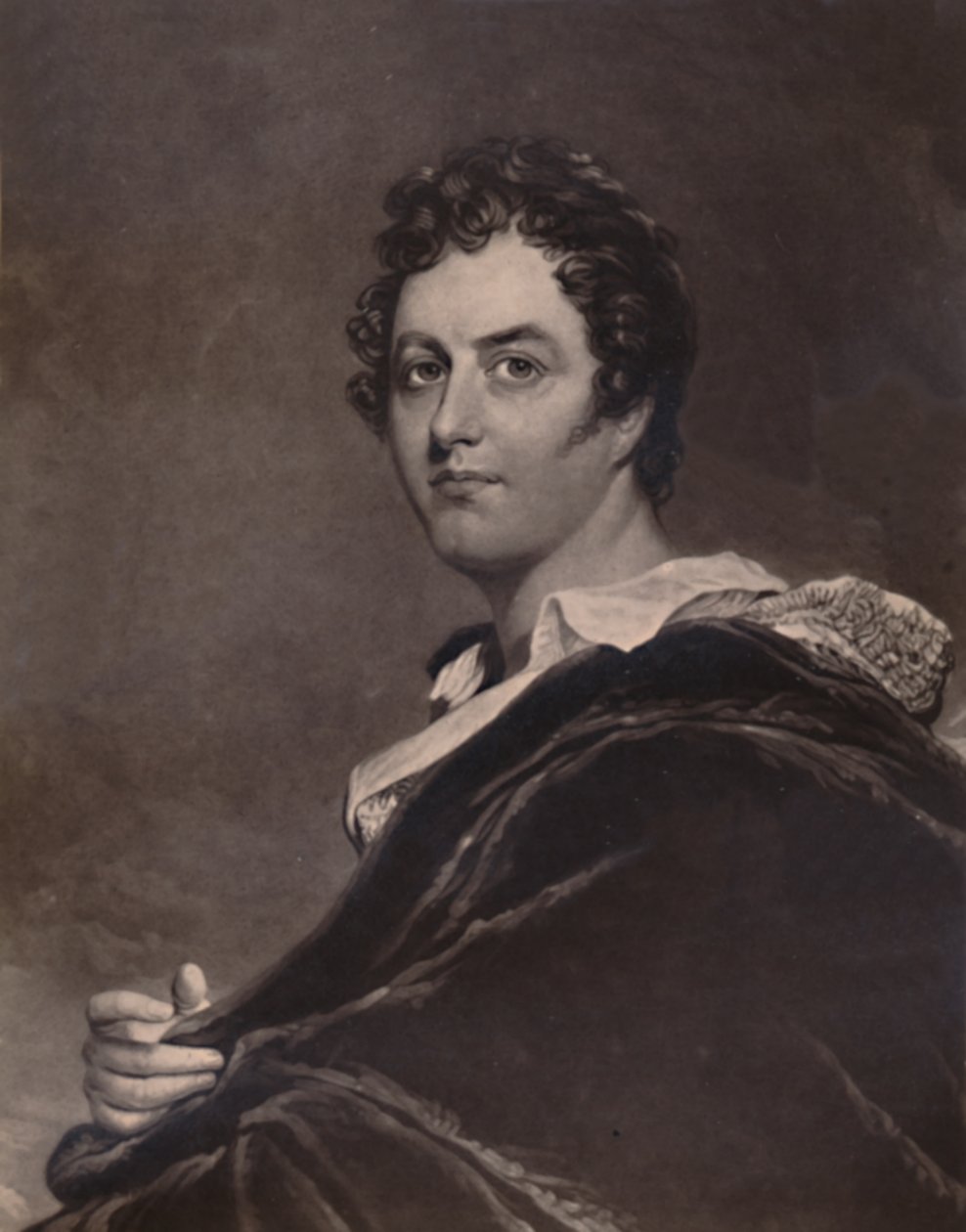 George Noel Gordon Byron, Lord Byron, engelsk digter, 1894 af Charles Turner