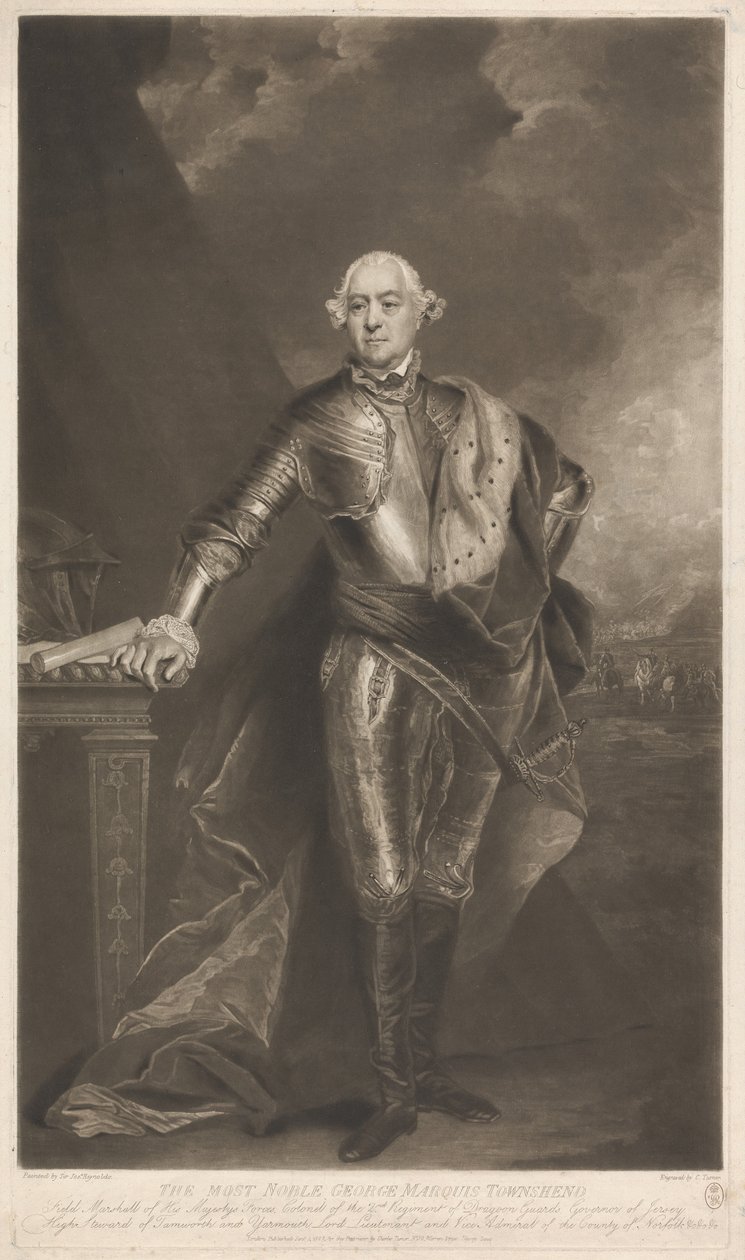 George, den første markis af Townshend af Charles Turner