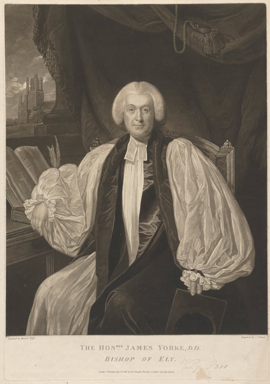 Hon. James Yorke, biskop af Ely af Charles Turner