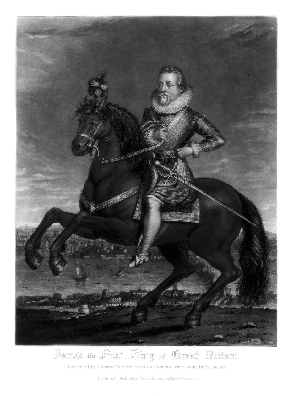 James I, konge af Storbritannien, 1816. af Charles Turner