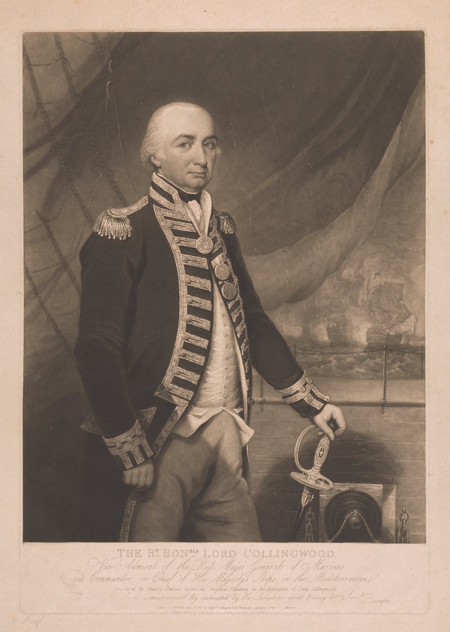 Lord Collingwood af Charles Turner