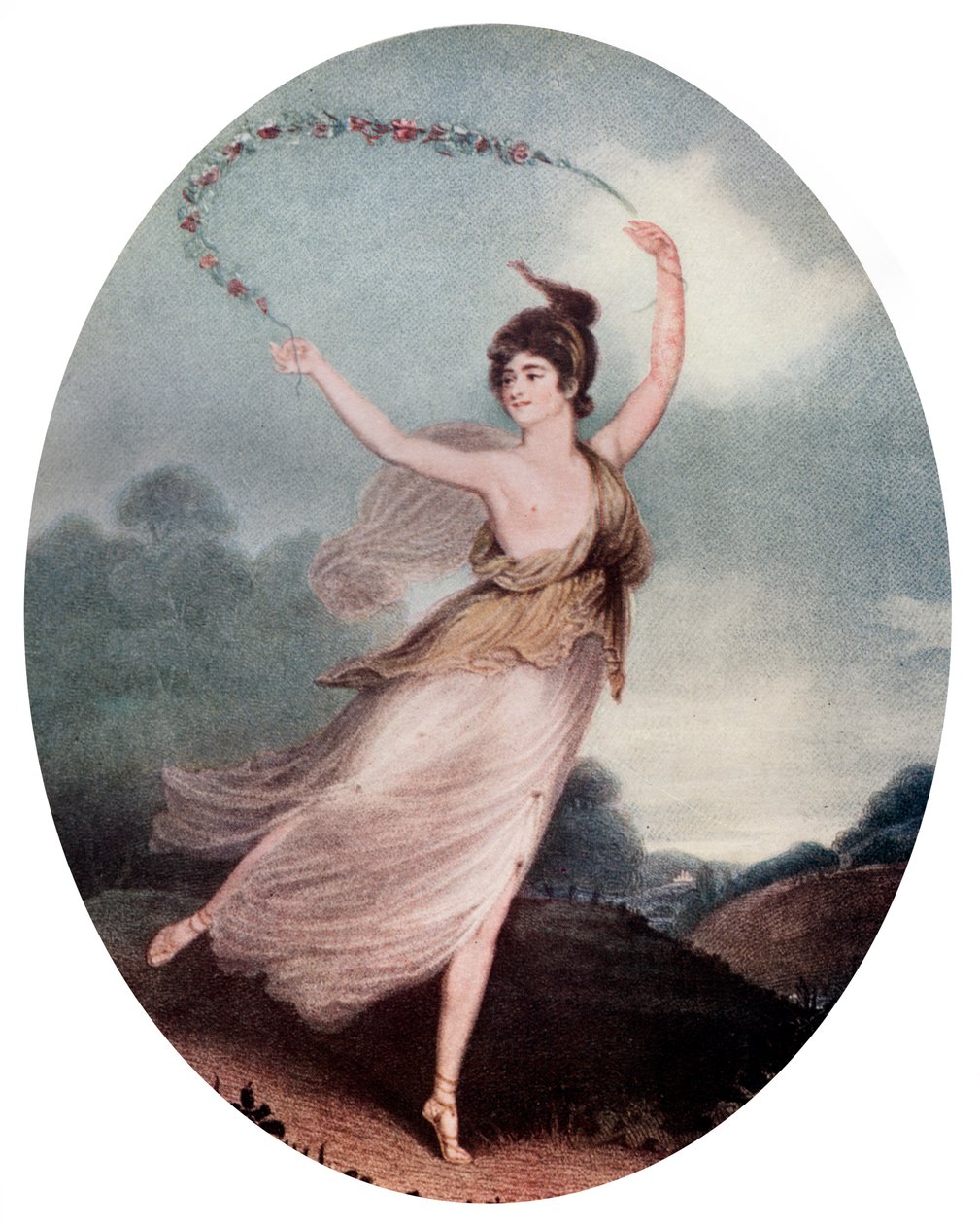 Frøken Celine Parisot, 1799. af Charles Turner