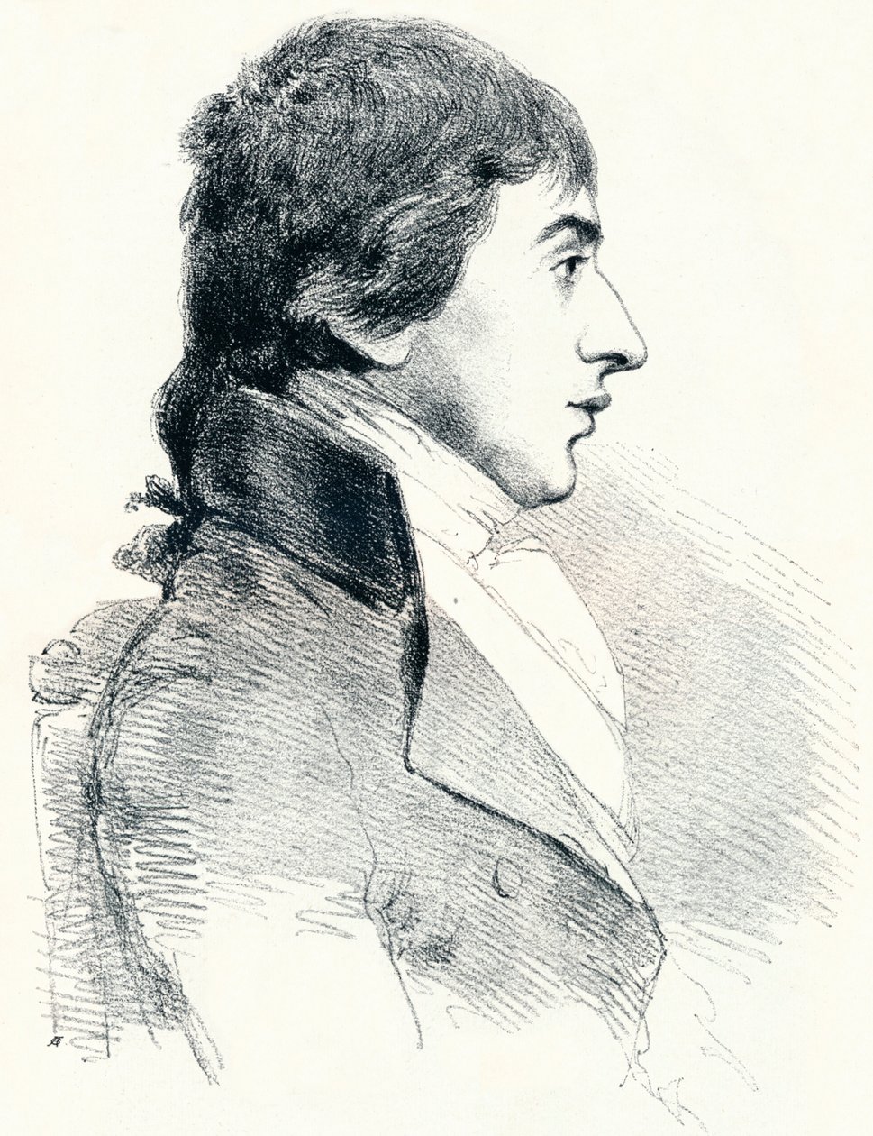 Portræt af JMW Turner, c1827 1904 af Charles Turner