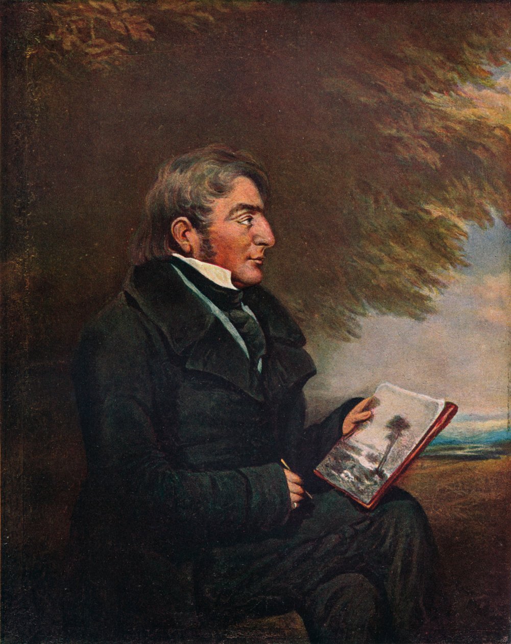 Portræt af JMW Turner, c1841 1904 af Charles Turner