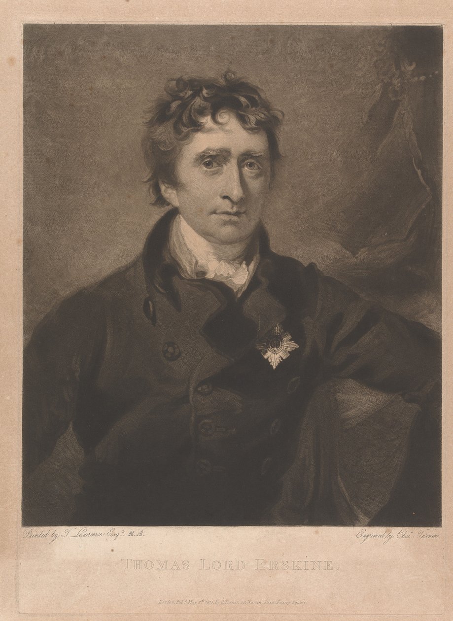 Thomas Erskine, 1. baron Erskine af Charles Turner