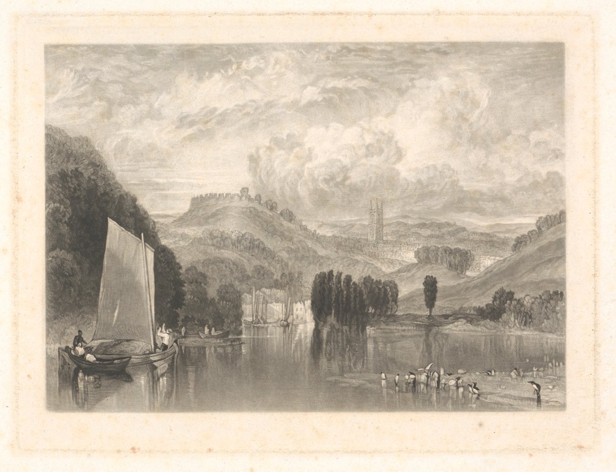 Totnes, på Darten af Charles Turner