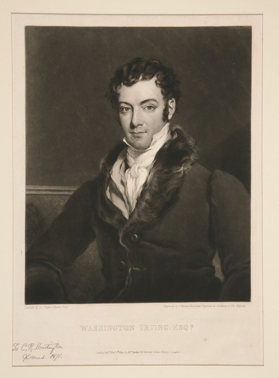 Washington Irving, Esq.r af Charles Turner