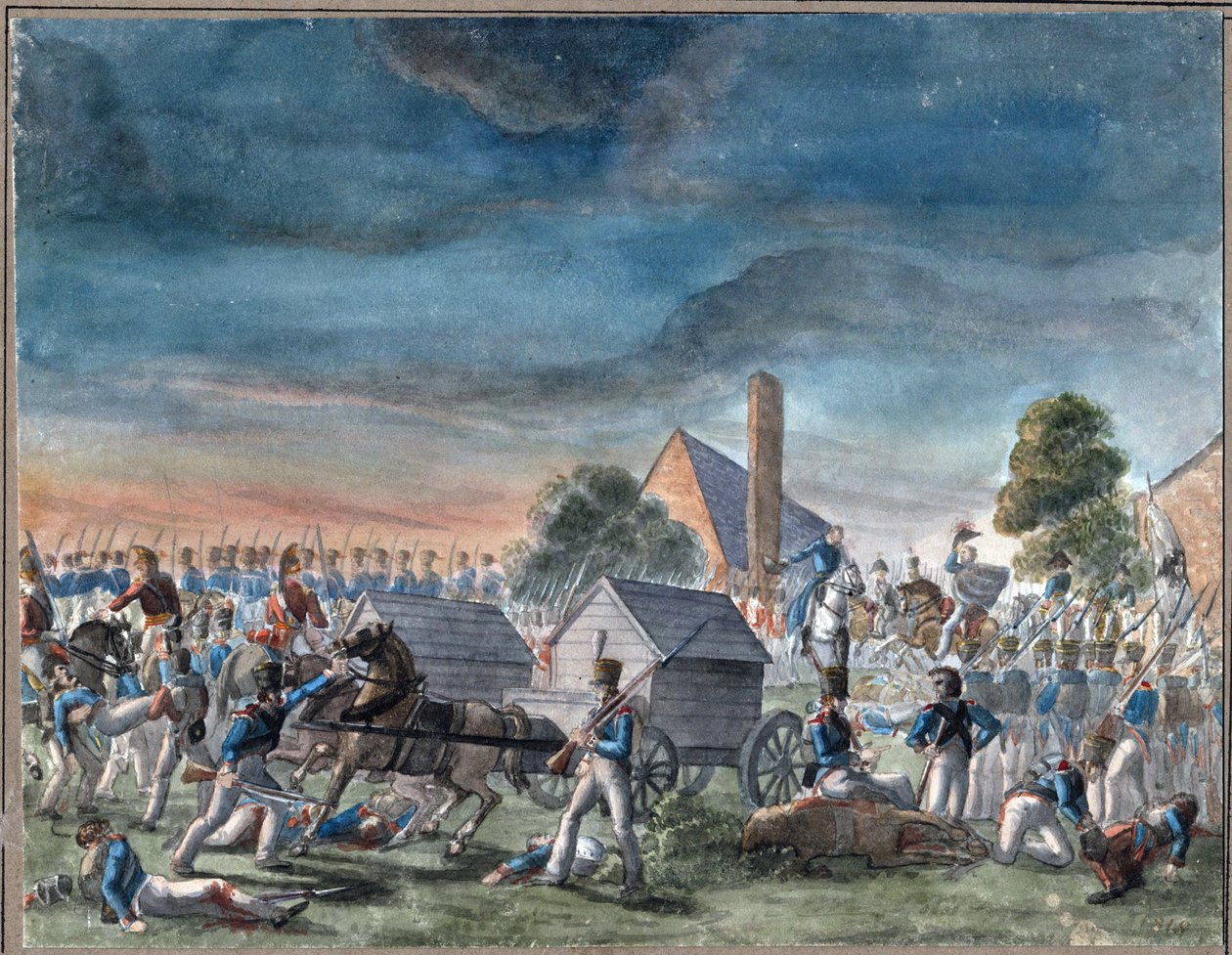 Mødet mellem hertugen af Wellington og prins Bluecher af Charles Turner Warren