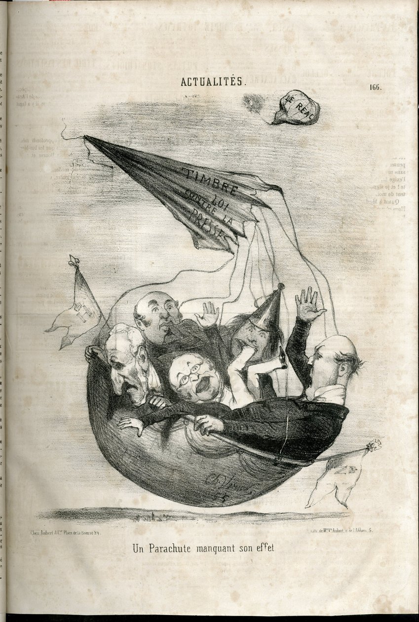 Illustration af Charles Vernier (? -1887) i Le Charivari af Charles Vernier