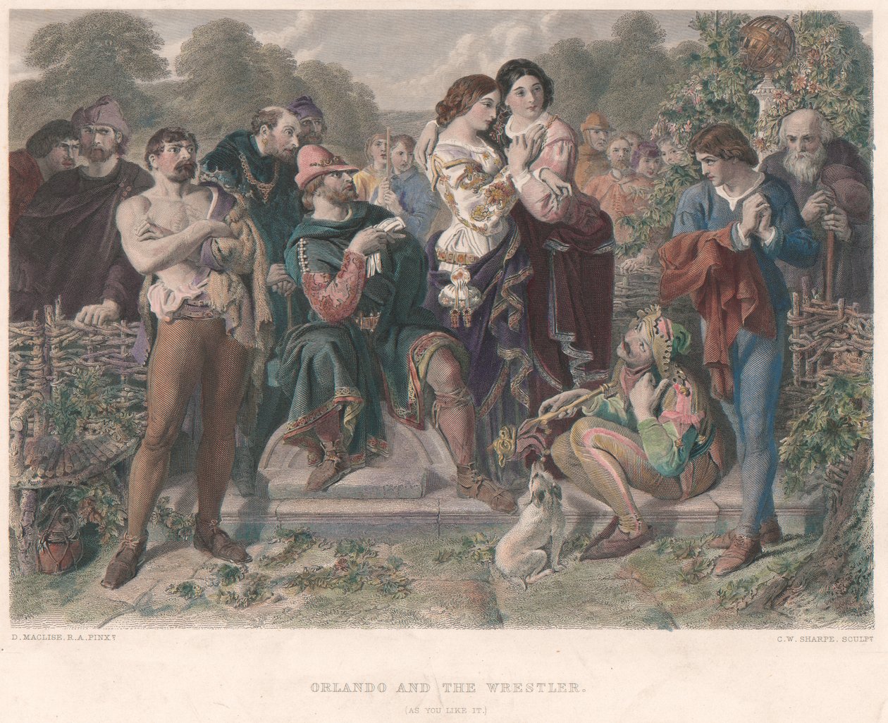 Orlando and the Wrestler - "Som du kan lide det" af Charles W. Sharpe