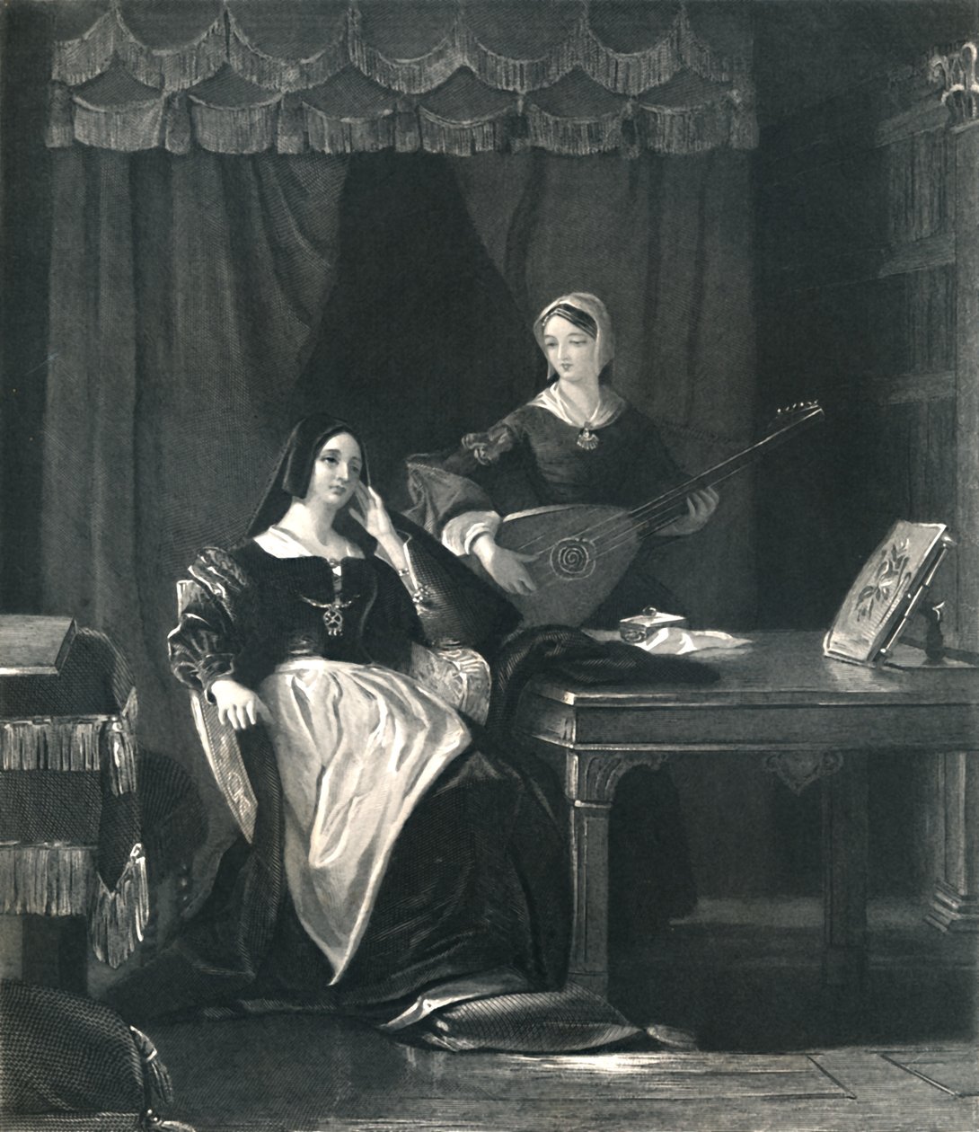 Dronning Katherine King Henry VIII, c1870 af Charles W. Sharpe