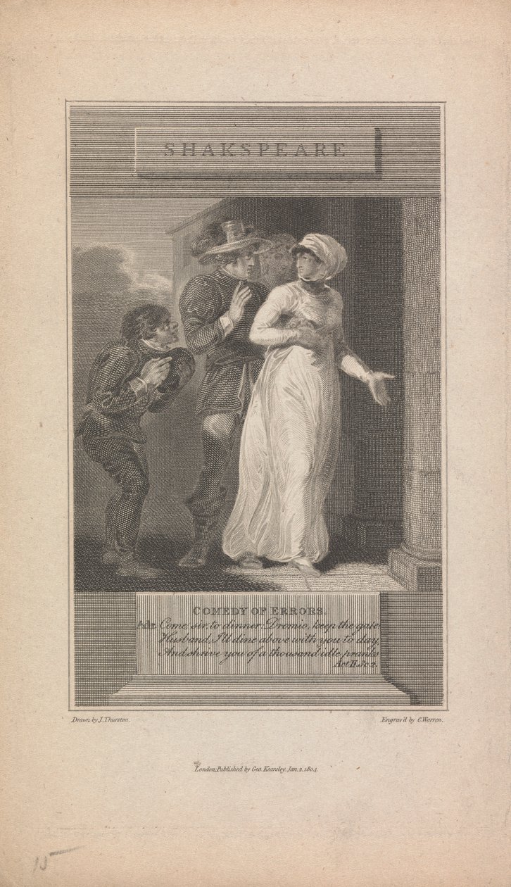 Comedy of Errors, Act II Sc. 2 af Charles Warren