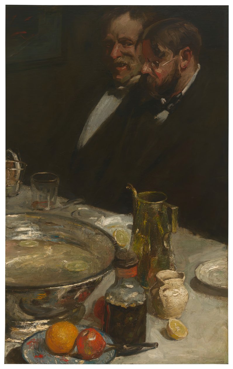 Historien The Diners, Pleasures of the Table, 1898. af Charles Webster Hawthorne