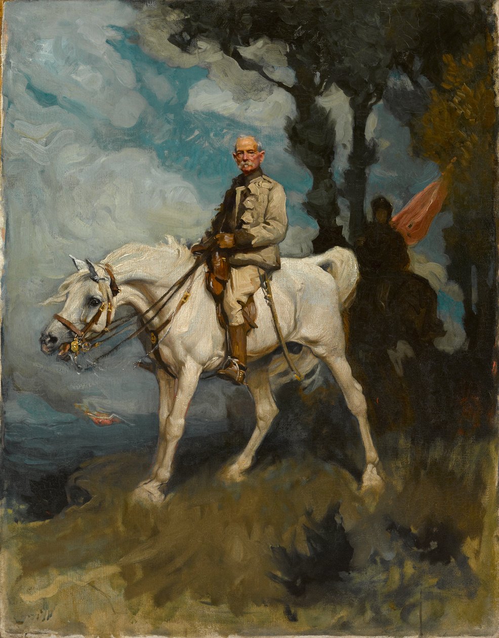 General Sir Frederick Sleigh Roberts, på sin hest Vonolel af Charles Wellington Furse