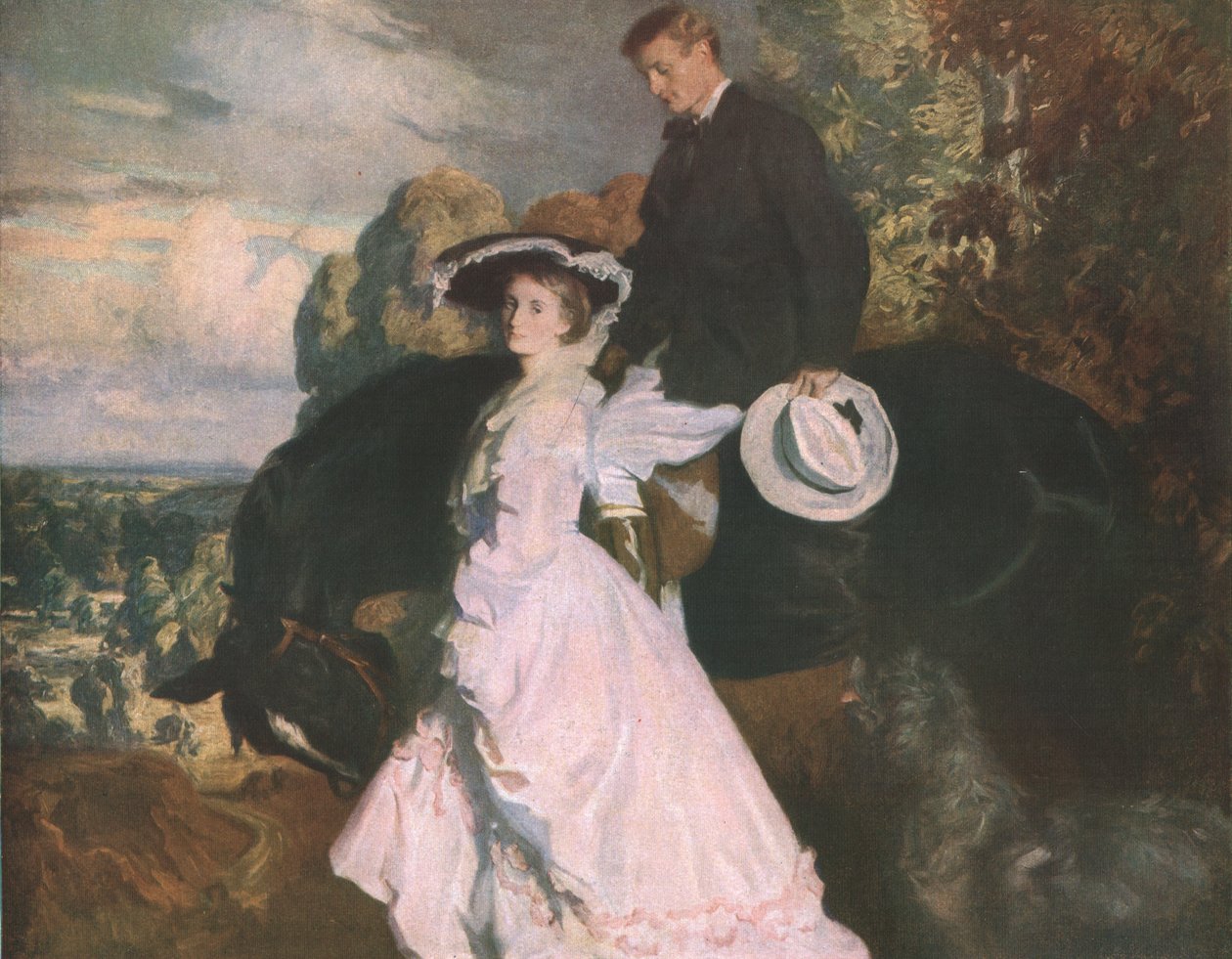 The Return from the Ride, 1902, c1930. af Charles Wellington Furse