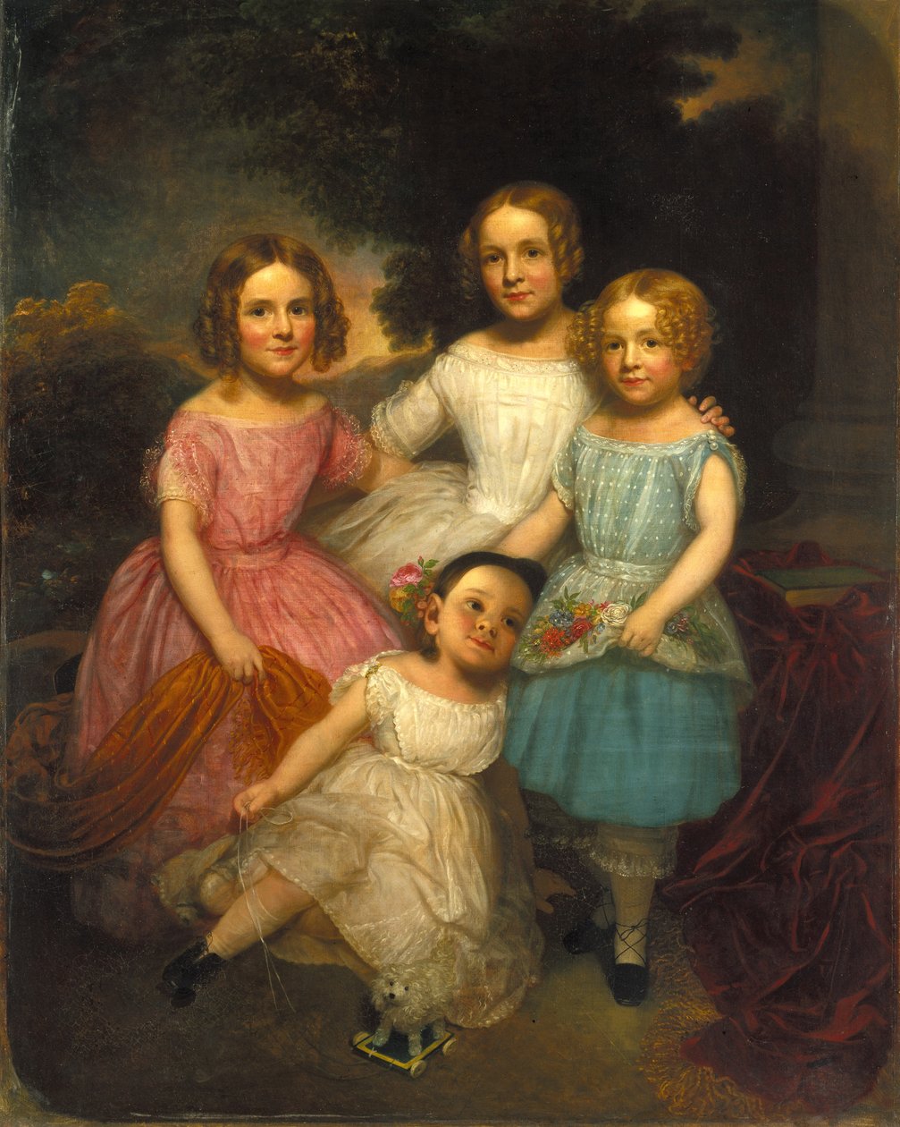 Adrian Baucker Holmes Børn, ca. 1850 af Charles Wesley Jarvis