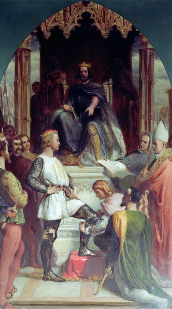 Edward den sorte prins (1330-76) af Charles West Cope