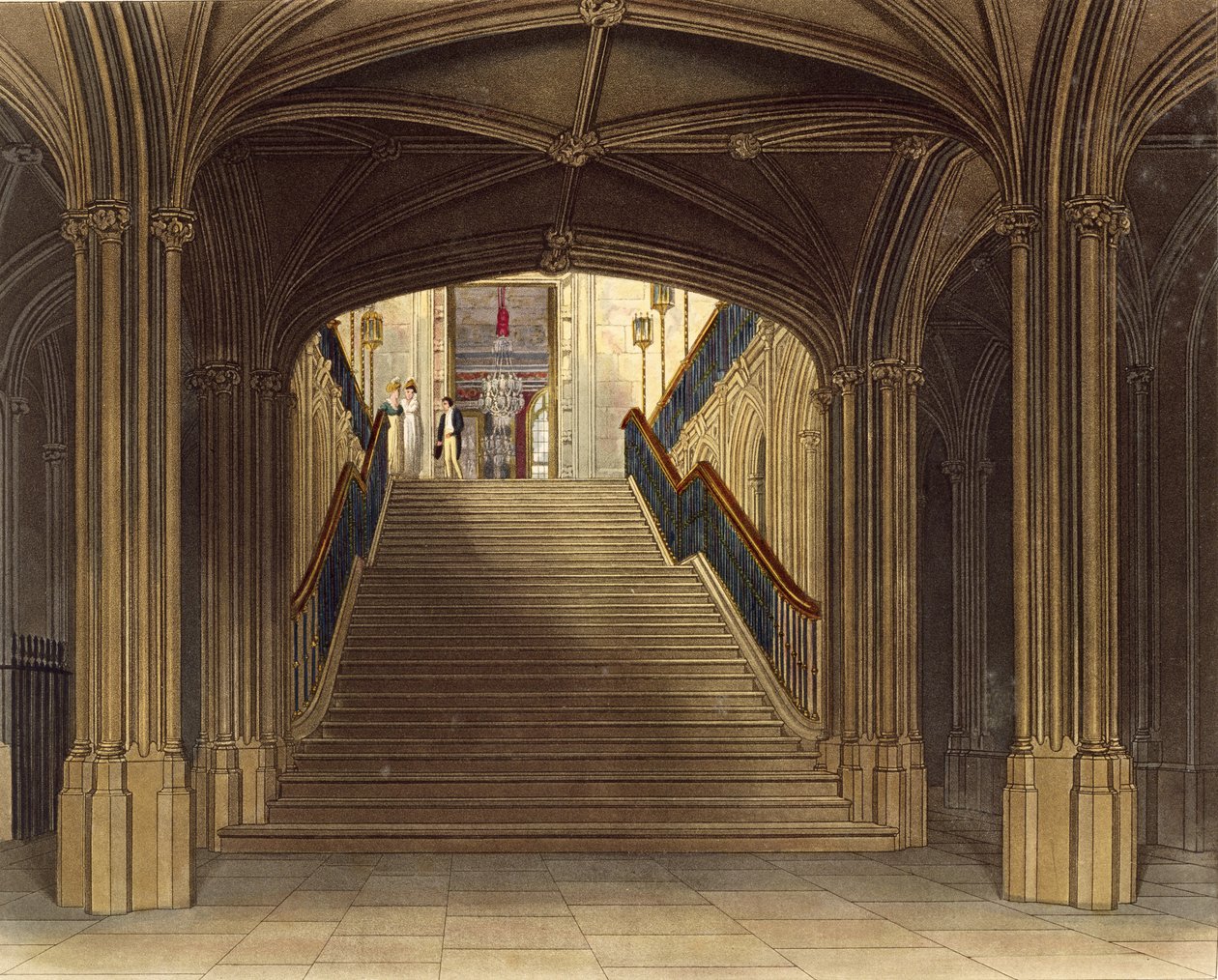 En trappe, Windsor Castle, fra 