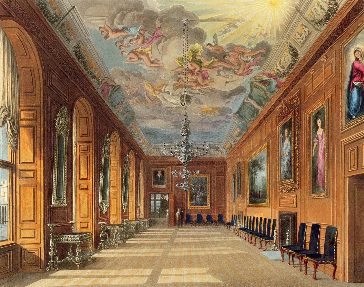 The Ball Room, Windsor Castle, fra 