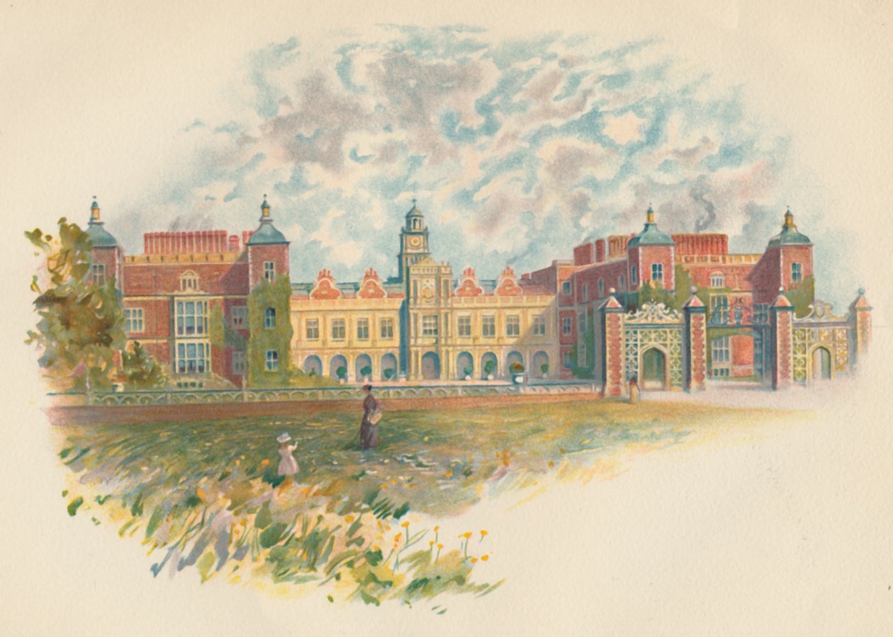 Hatfield House, Hertfordshire - South Front, c1890 af Charles Wilkinson
