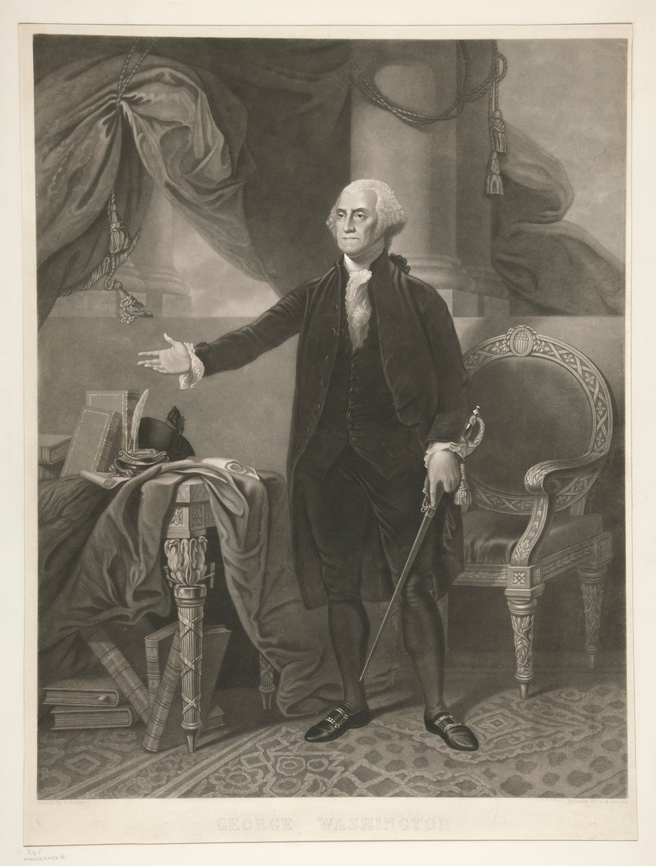 George Washington af Charles William Carter
