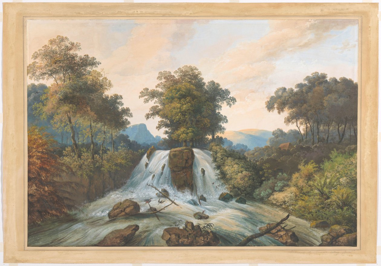 Udsigt over floden fra Kema, Waterhaalplaats af Charles William Meredith van de Velde