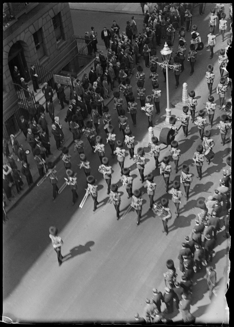 Begravelsesoptog af en soldat tildelt Victoria Cross, London, begyndelsen af 1930